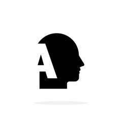 Vector Mental health Logo Letter A