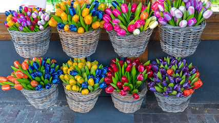 Ceramic Tulips Baskets