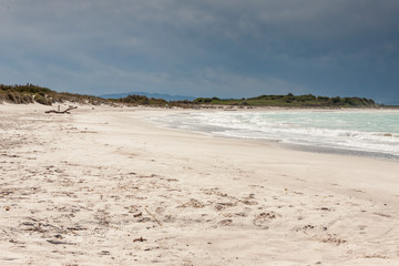 Rosignano white beach - Italy, Tuscany.