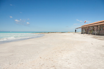 Rosignano white beach - Italy, Tuscany.