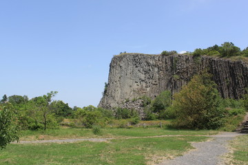 geologische formation am plattensee