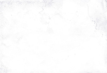 Blanc de Blanc. Watercolor background with light splashes for artistic banner, template postcard design. Abstract water in trendy minimal style with tender ombre painting. Watercolour vintage texture