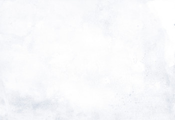 Fototapeta premium Blanc de Blanc. Watercolor background with light splashes for artistic banner, template postcard design. Abstract water in trendy minimal style with tender ombre painting. Watercolour vintage texture