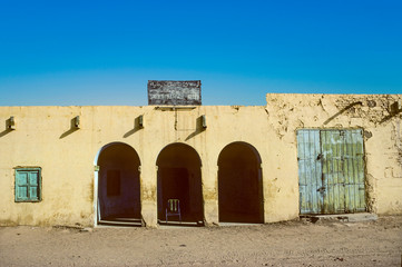 old simple hotel in Schandi, northern Province of the Sudan