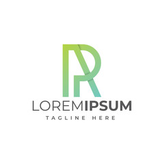 Letter R logo template