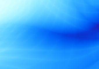 Underwater bright blue image abstract design