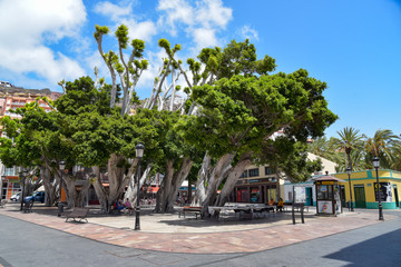 Plaza de la Constitucion in San Sebastian / La Gomera