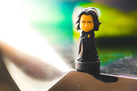 Statuette Action Figure Of The Professor Severus Snape From The Harry Potter Saga  - Bologna, Italy 30 Sep 2017