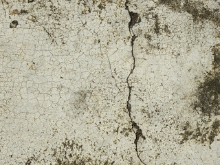 dirty concrete floor with crack texture