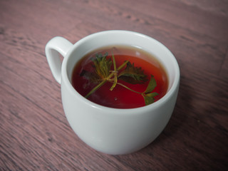 tomato soup in a bowl