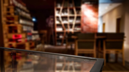 Desk of free space for your decoration and christmas time home interior 