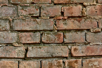 red brickwork texture, house wall, brick wall