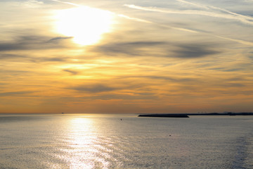 Sonnenuntergang am Thunersee