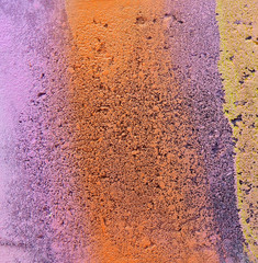 colorful paint on concrete wall texture