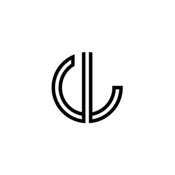 Letter VL logo icon design template elements