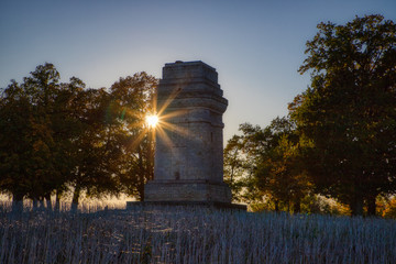 The famous Bismarckturm near Augsburg/Germany