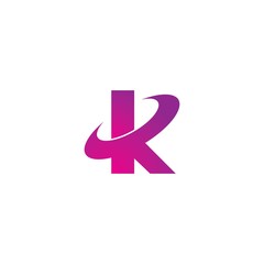 Obraz premium K Letter logo business template vector icon