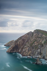 Fototapeta premium The beach of silence, also known as Gavieiru beach, is in cudilleros Asturias, Spain