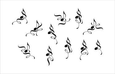 Curle decorative element 