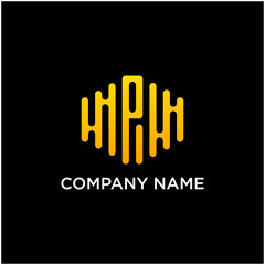 letter P abstract for information technology and digital. minimalist sound music equalizer icon. audio logotype Unique and simple element. -vector