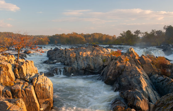 Great Falls in the Morning