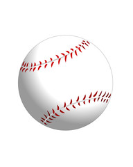 baseball illustration isolated on white background