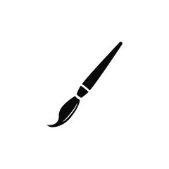 brush icon flat template  design 