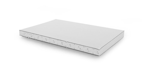 notebook isolated on white background