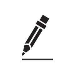 pencil icon vector trendy style