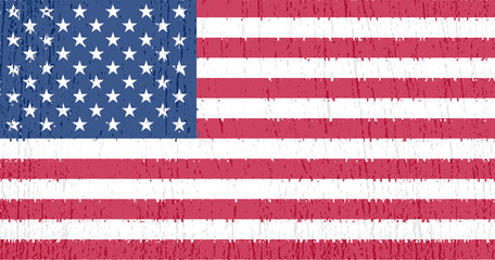 Naklejka premium american flag of united states of america