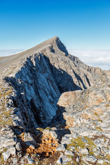 The mount Olympus in central Greece