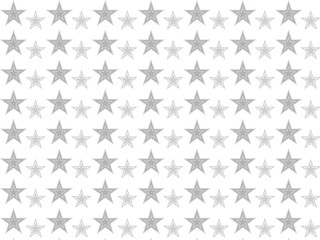 Repeating star shape vector pattern
