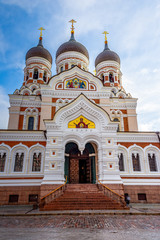 Fototapeta premium Catholic Alexander Nevsky Cathedral in the Old Town of Tallinn Estonia