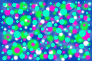 An abstract colorful bubbly background image.