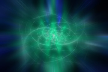 Obraz premium An abstract psychedelic background image.