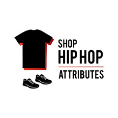 Vector logo for hip hop clothing store, things