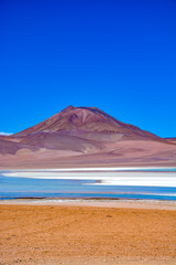 Laguna colorada en Bolivie