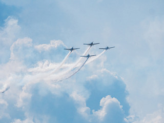 airplane in the sky