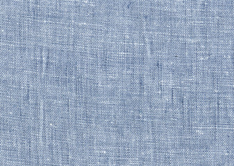 Delicate blue linen fabric with visible weave texture. High resolution