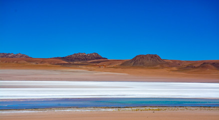 Fototapeta premium Laguna colorada en Bolivie
