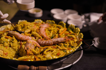 Banquete para boda.