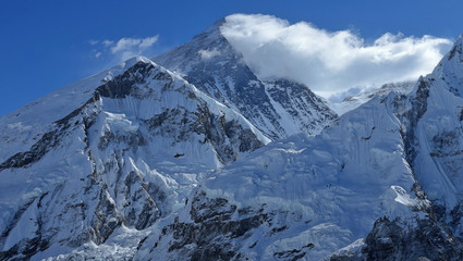 Fototapeta na wymiar View of Mount Everest in Nepal
