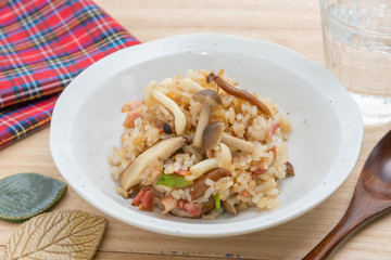 きのこチャーハン