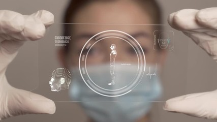 Female doctor using artificial intelligence for analyze patient health - Powered by Adobe