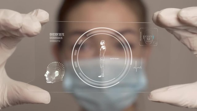 Female doctor using artificial intelligence for analyze patient health - Powered by Adobe