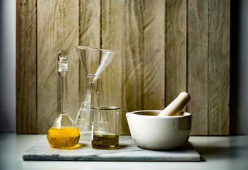 homeopathy medicine for therapy and health care. natural medicine and apothecary.