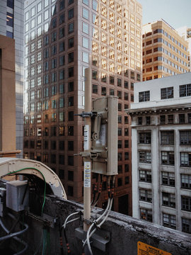 Mobile jammer on terrace