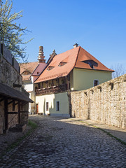 Gasse in der Altstadt von Bautzen, Sachsen, Deutschland