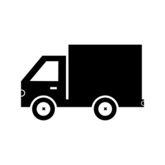 truck icon isolated on white background. illustration vector.