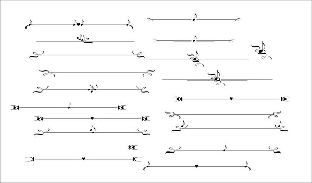 Separator decor line and elements